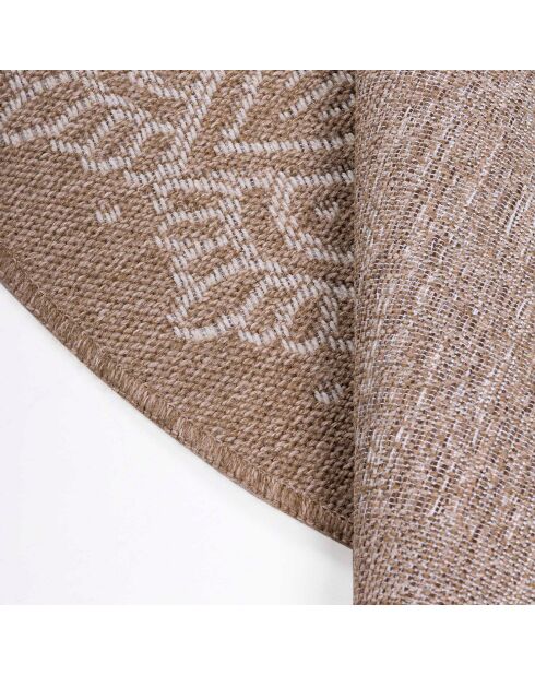 Tapis d'extérieur crème