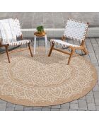 Tapis d'extérieur crème