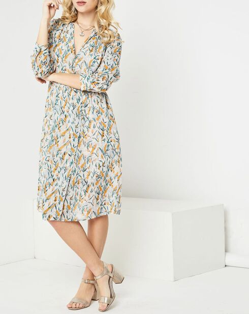 Robe Nellie rose/orange
