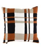 Housse de coussin en Lin & Coton Cork caramel - 45x45 cm