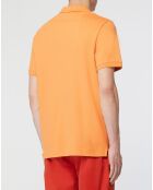 Polo droit en Coton bio Soloc orange