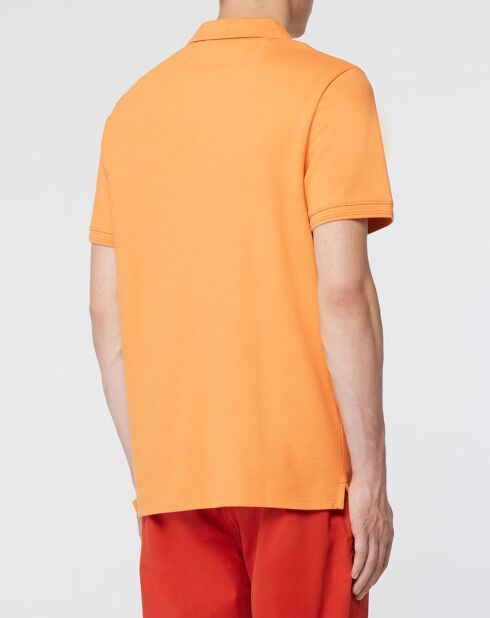 Polo droit en Coton bio Soloc orange