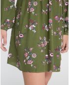 Robe Liliana imprimée verte