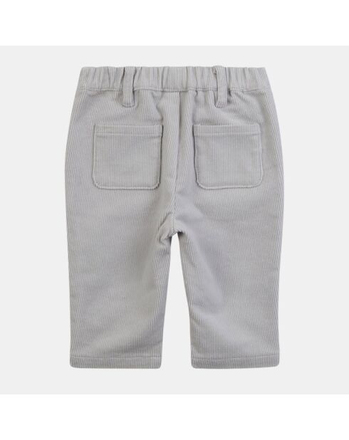 Pantalon en Velours de coton Parina gris