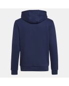 Sweat à capuche bleu foncé