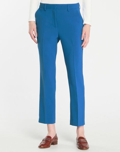 Pantalon à pince Mini bleu