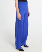 Elektrisch blauwe Jagger broek van wolmix