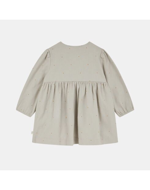 Robe en coton Oeko-Tex® Agiga imprimée grise