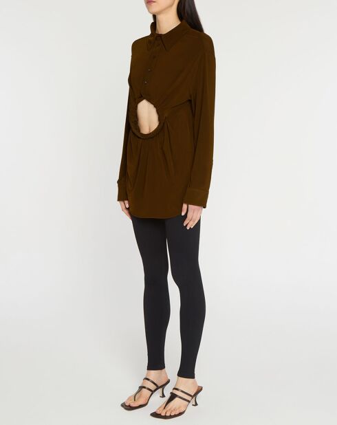 Chemise Infinity marron