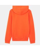 Sweat à capuche en Coton bio Voons orange
