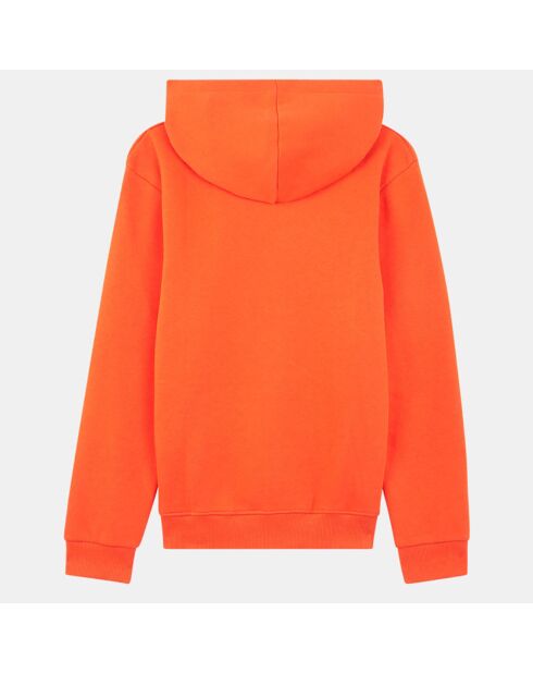 Sweat à capuche en Coton bio Voons orange