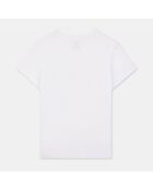 T-Shirt manches courtes blanc/noir