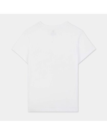 T-Shirt manches courtes blanc/noir