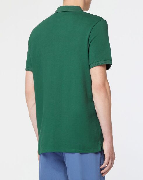 Polo droit en Coton bio Soloc vert émeraude