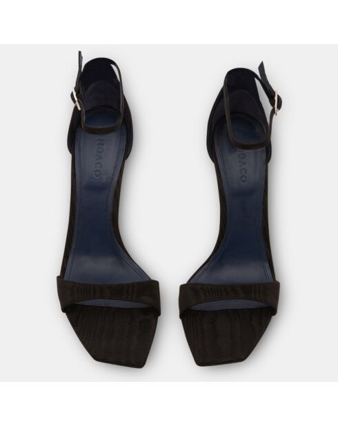 Sandales Talon Haut noires - Talon 10 cm