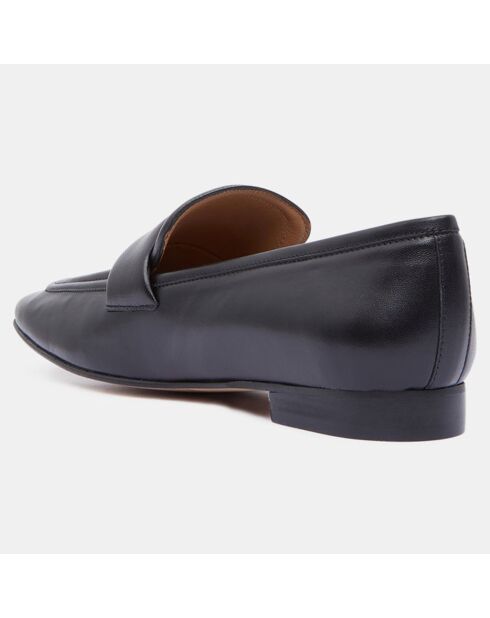 Mocassins en Cuir Souple Padded noirs