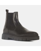 Chelsea boots semelle épaisse noires