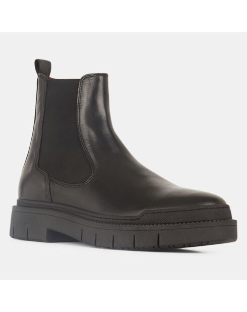 Chelsea boots semelle épaisse noires