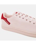 Sneakers en Cuir Orion rose/rouge