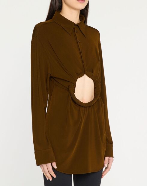 Chemise Infinity marron