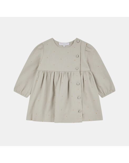 Robe en coton Oeko-Tex® Agiga imprimée grise