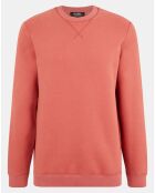 Sweat droit en Coton bio mélangé Deat rose foncé