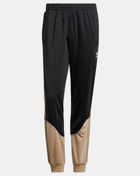 Jogging droit beige/noir