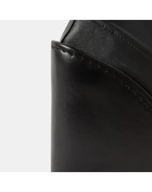 Bottines en Cuir Hanae noires - Talon 10.5 cm