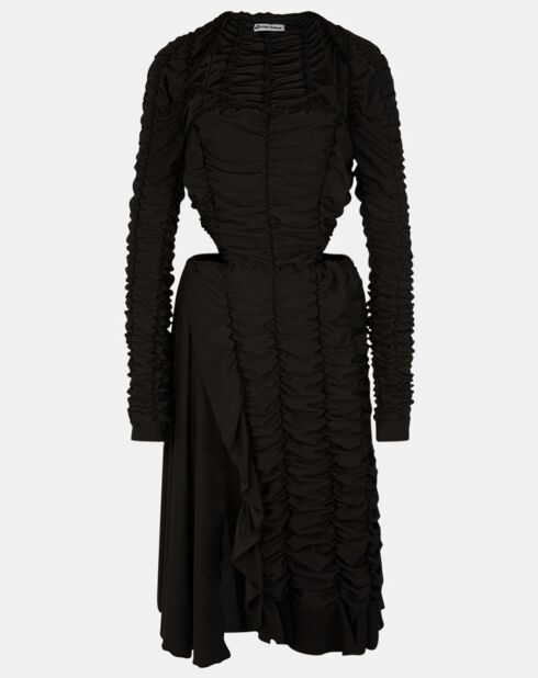 Robe extensible Maxi Drape Drama noire