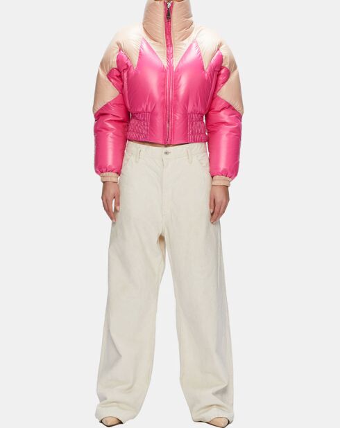 Puff Peak Kurzjacke rosa/beige