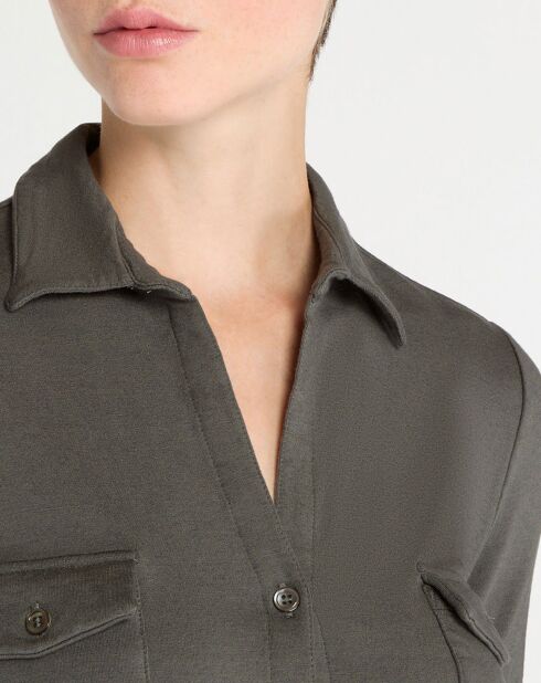 Chemise  gris foncé
