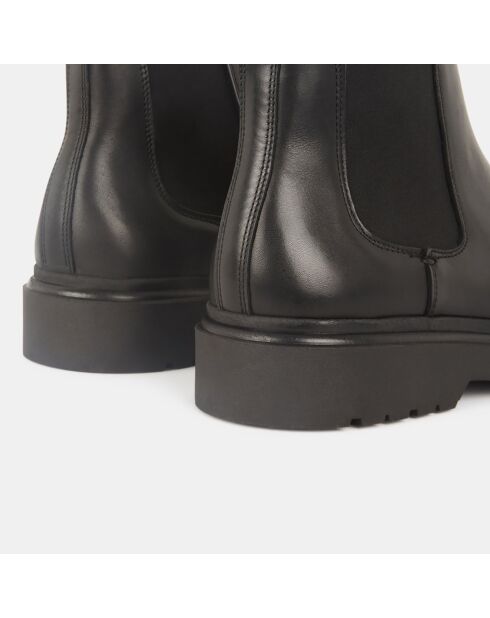 Chelsea boots semelle épaisse noires