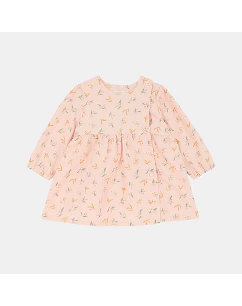 Robe en coton Oeko-Tex® Agiga rose/multicolore