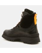 Boots en Cuir outdoor Konso noires