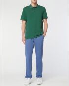 Polo droit en Coton bio Soloc vert émeraude