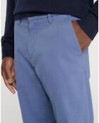 Pantalon chino en Coton bio droit Kutdroit bleu vintage