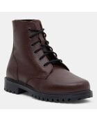 Boots en Cuir Keff marron