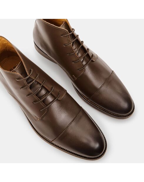 Derbies mid bout droit marron