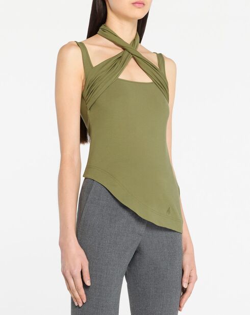 Khakifarbenes Yuri Canotta Top