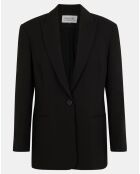 Veste blazer droite Paul noire