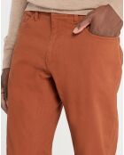 Pantalon en Coton stretch Kuflex marron clair