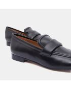 Mocassins en Cuir Souple Padded noirs