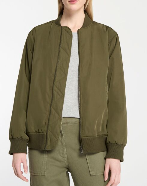 Blouson bombers Ridley vert kaki