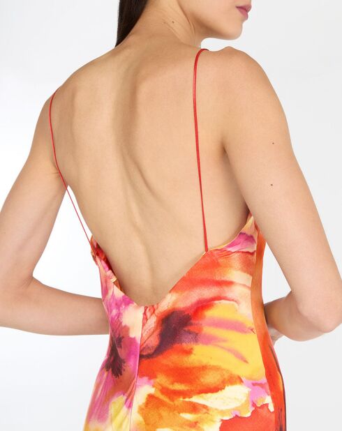 Honneger orangefarbenes Kleid