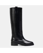 Bottes en Cuir Henry noires