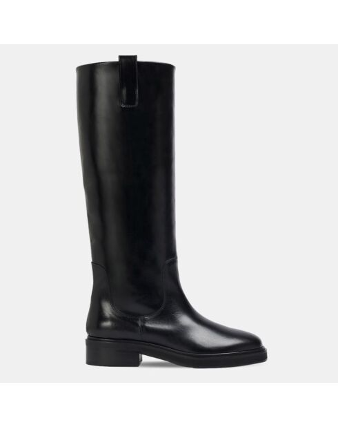 Bottes en Cuir Henry noires