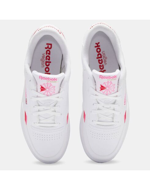 Baskets Club C 85 blanc/rose