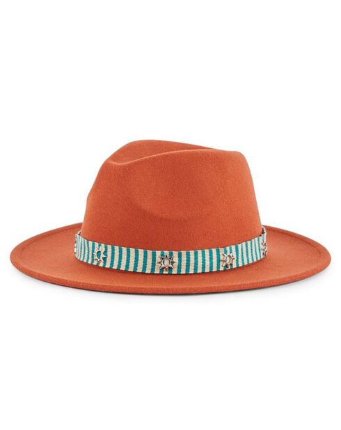 Chapeau Tulum marron