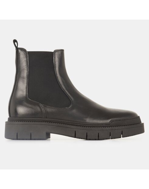 Chelsea boots semelle épaisse noires