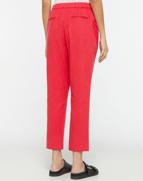 Pantalon carotte Pink rose